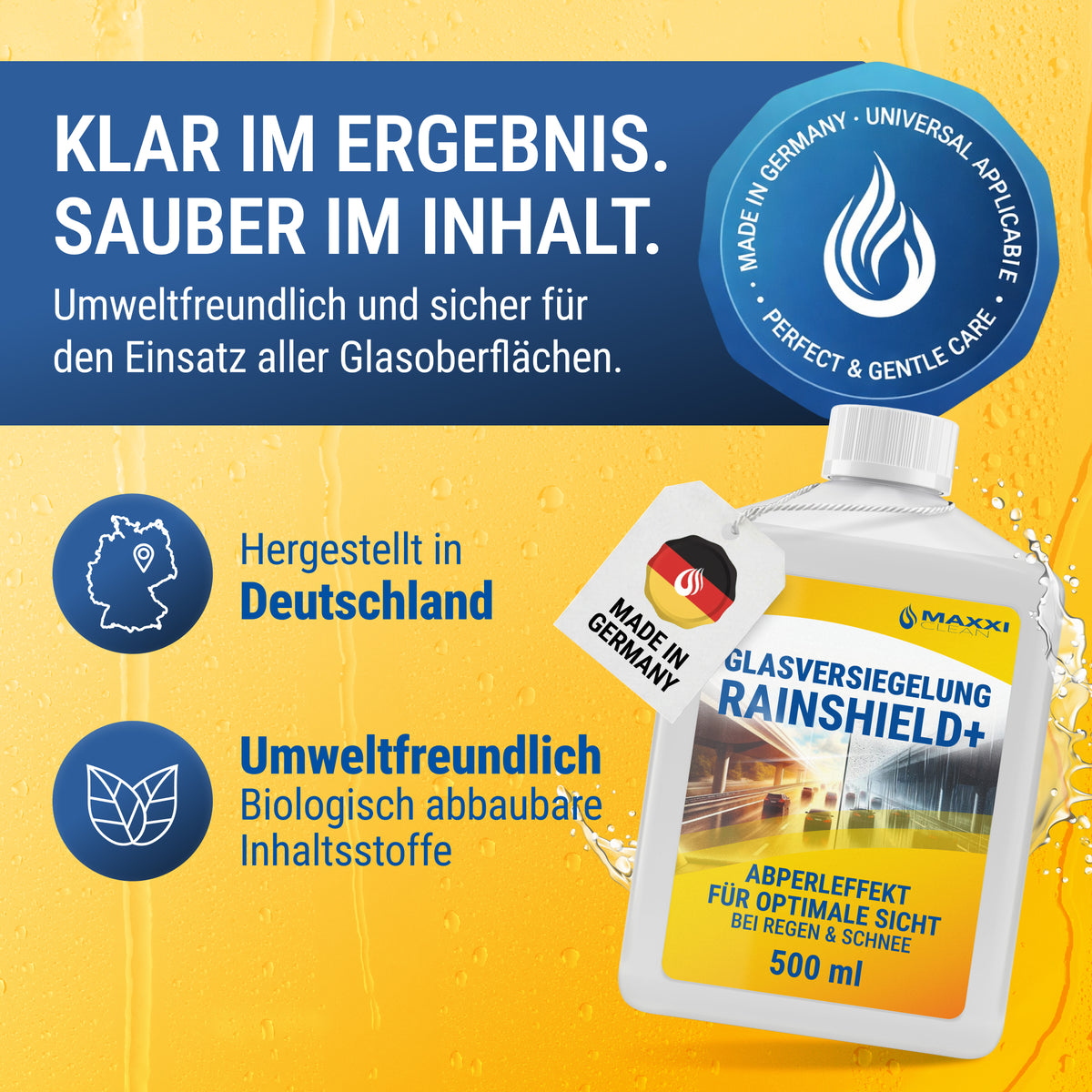 Glasversiegelung RAINSHIELD+ 500ml 1x