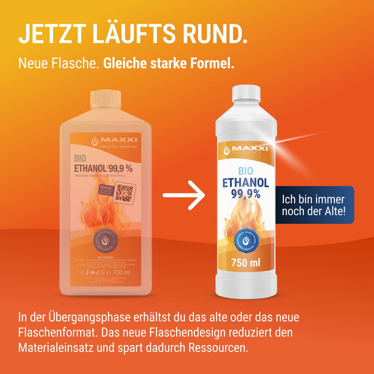 Bio Ethanol - 99,9% 750 ml 750 ml
