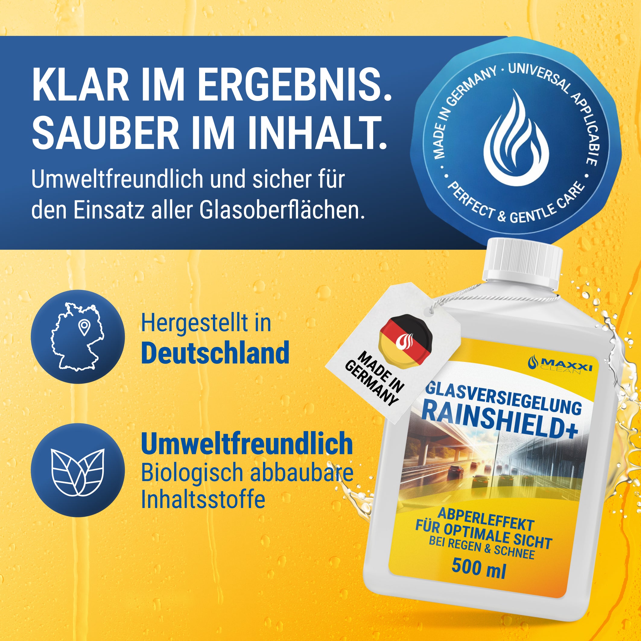 Glasversiegelung RAINSHIELD+ 500ml 1x