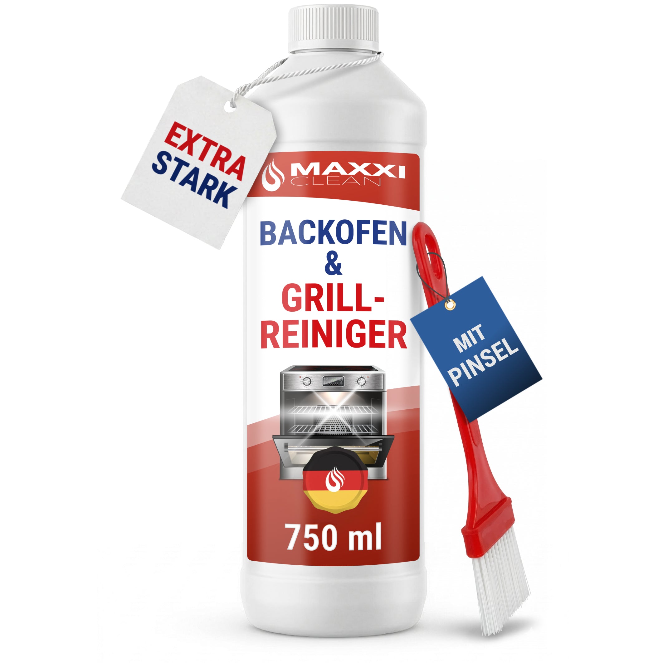 Backofenreiniger + Pinsel