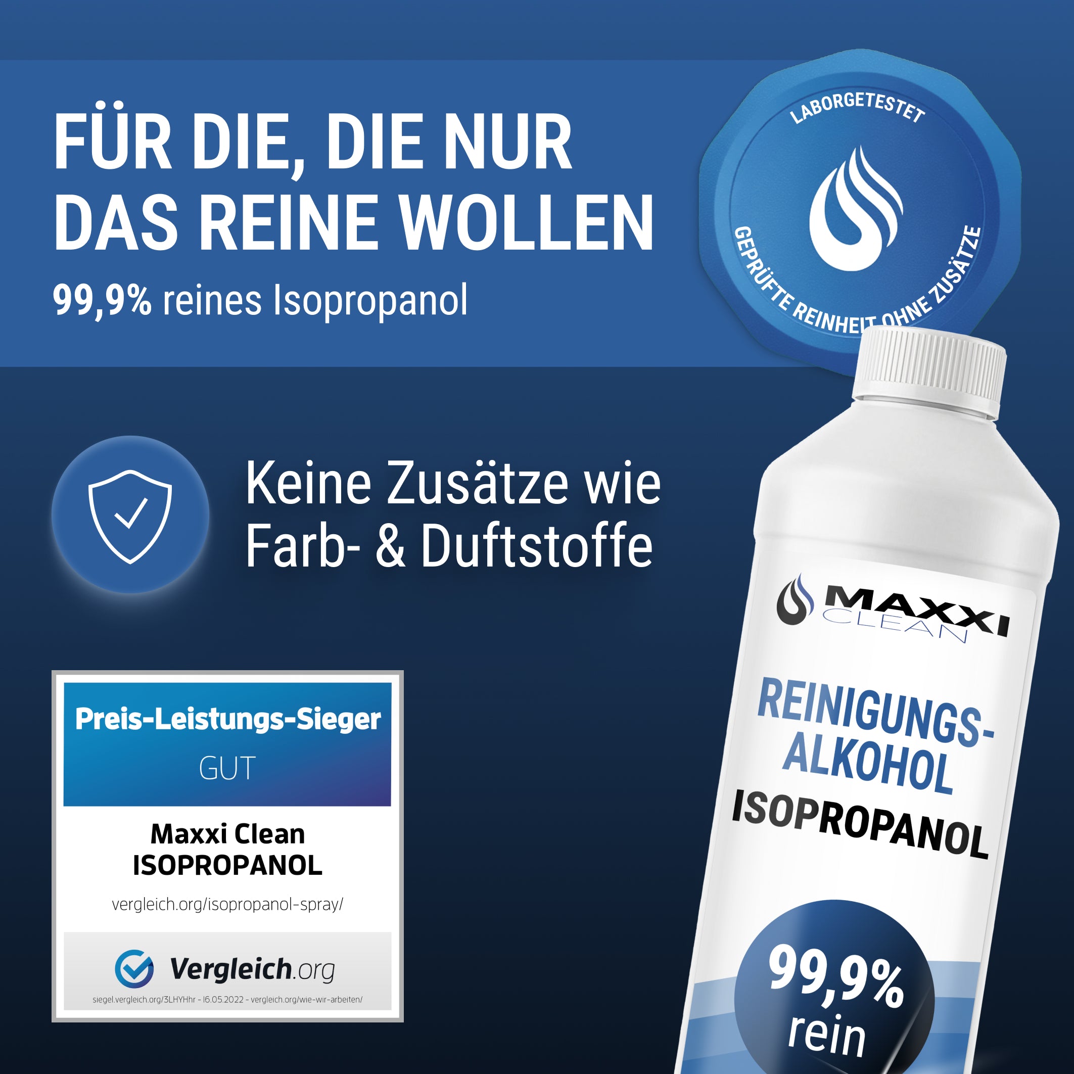 ISOPROPANOL 99,9 % 750 ml