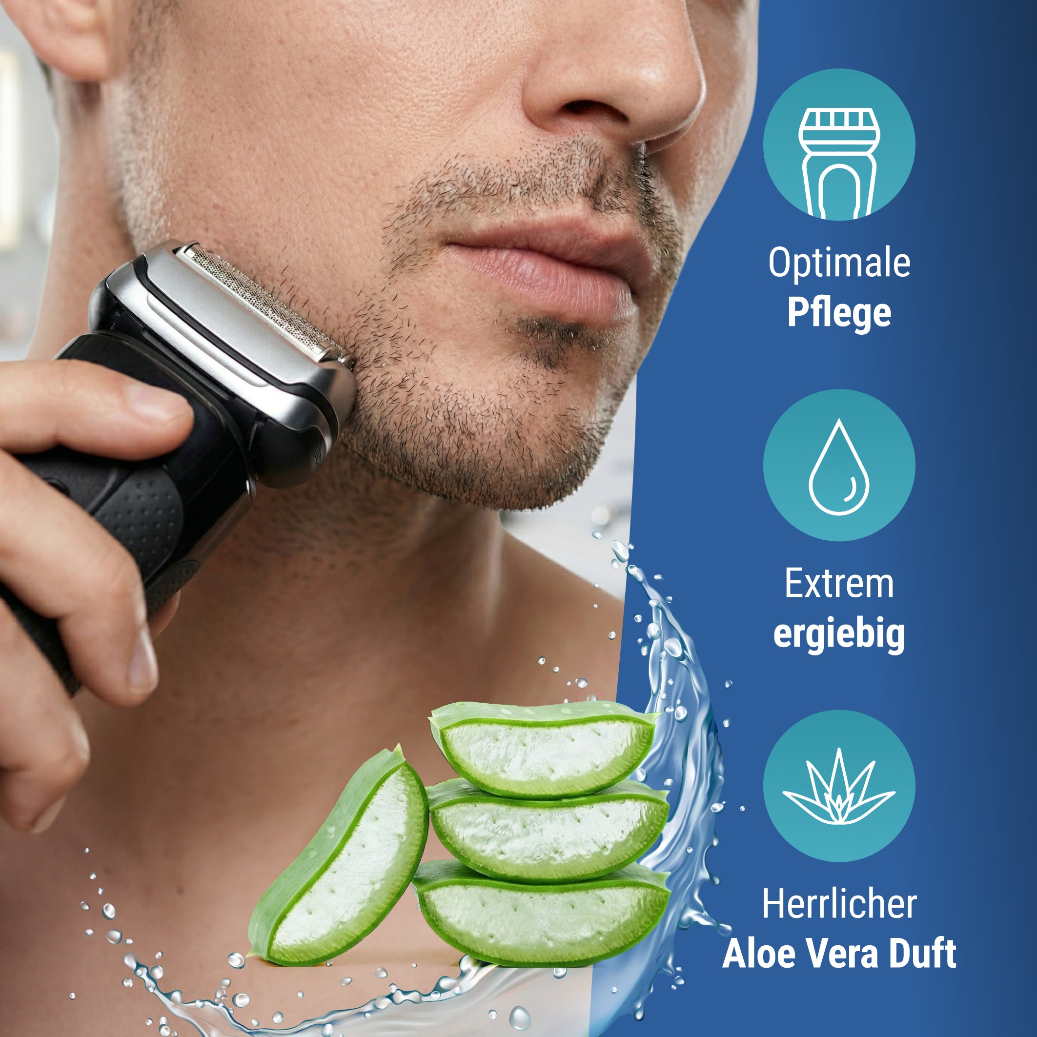 Scherkopfreiniger für BRAUN Aloe Vera 750ml