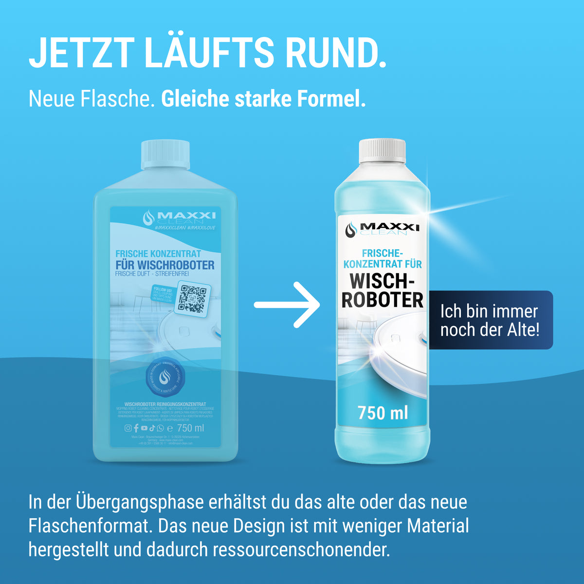Wischroboter Reinigungsmittel 750ml