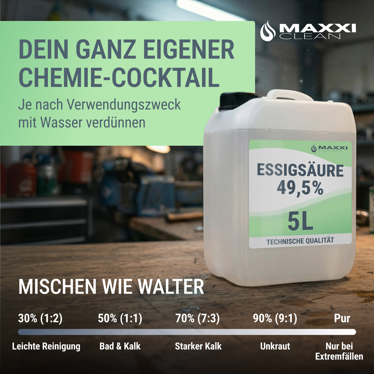 Essigsäure 49.5% Kanister 5 Liter